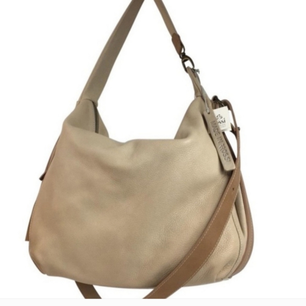 Bruno Rossi Firenze Genuine Leather Hobo Bag. Great Condition